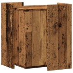 vidaXL Cutie litieră pisici lemn vechi 42x42x51 cm lemn prelucrat vidaXL Cutie litieră pisici lemn vechi 42x42x51 cm lemn prelucrat