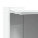 vidaXL Cutie pentru litieră pisici, alb, 53x53x51 cm, lemn prelucrat