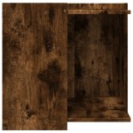 vidaXL Cutie litieră pisici stejar fumuriu 53x53x51 cm lemn prelucrat