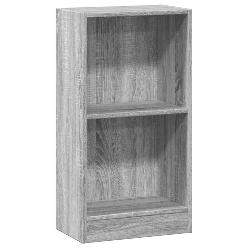 vidaXL Bibliotecă, gri sonoma, 40x24x76 cm, lemn prelucrat