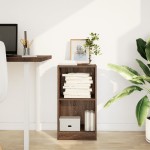 vidaXL Bibliotecă, stejar maro, 40x24x76 cm, lemn prelucrat
