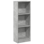vidaXL Bibliotecă, gri beton, 40x24x109 cm, lemn prelucrat vidaXL Bibliotecă, gri beton, 40x24x109 cm, lemn prelucrat