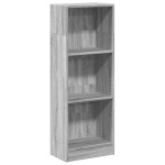 vidaXL Bibliotecă, gri sonoma, 40x24x109 cm, lemn prelucrat vidaXL Bibliotecă, gri sonoma, 40x24x109 cm, lemn prelucrat