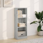 vidaXL Bibliotecă, gri sonoma, 40x24x109 cm, lemn prelucrat vidaXL Bibliotecă, gri sonoma, 40x24x109 cm, lemn prelucrat