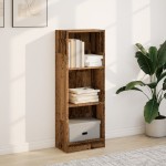 vidaXL Bibliotecă, lemn vechi, 40x24x109 cm, lemn prelucrat vidaXL Bibliotecă, lemn vechi, 40x24x109 cm, lemn prelucrat