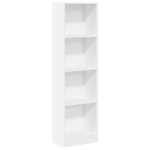 vidaXL Bibliotecă, alb, 40x24x143 cm, lemn prelucrat vidaXL Bibliotecă, alb, 40x24x143 cm, lemn prelucrat