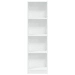 vidaXL Bibliotecă, alb, 40x24x143 cm, lemn prelucrat vidaXL Bibliotecă, alb, 40x24x143 cm, lemn prelucrat