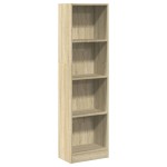 vidaXL Bibliotecă, stejar sonoma, 40x24x143 cm, lemn prelucrat vidaXL Bibliotecă, stejar sonoma, 40x24x143 cm, lemn prelucrat