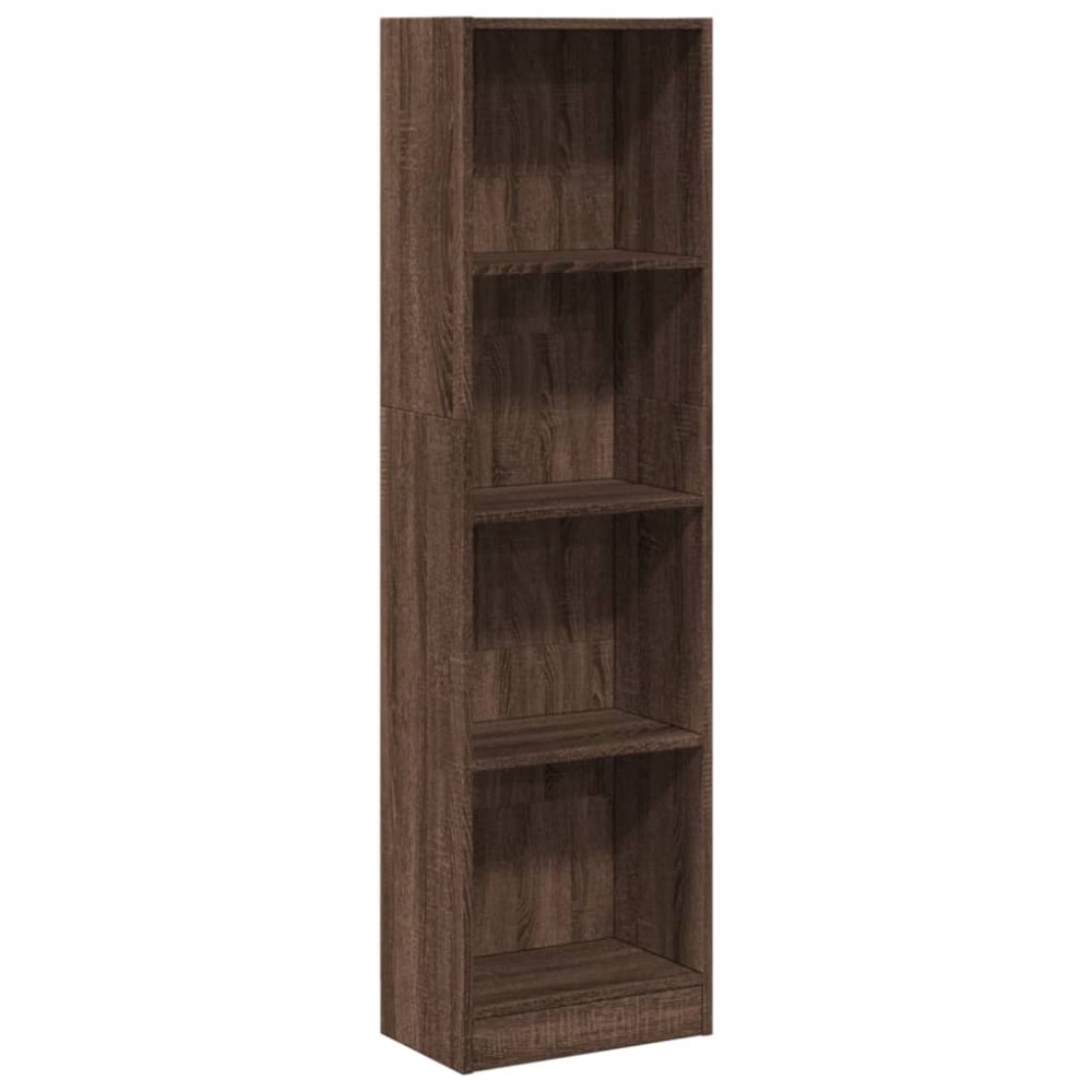 vidaXL Bibliotecă, stejar maro, 40x24x143 cm, lemn prelucrat