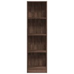 vidaXL Bibliotecă, stejar maro, 40x24x143 cm, lemn prelucrat