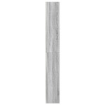 vidaXL Bibliotecă, gri sonoma, 40x24x176 cm, lemn prelucrat vidaXL Bibliotecă, gri sonoma, 40x24x176 cm, lemn prelucrat