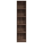 vidaXL Bibliotecă, stejar maro, 40x24x176 cm, lemn prelucrat
