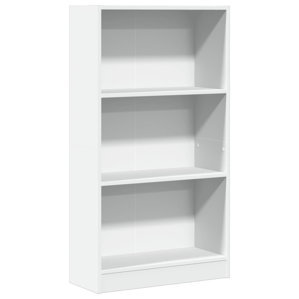 vidaXL Bibliotecă, alb, 60x24x109 cm, lemn prelucrat