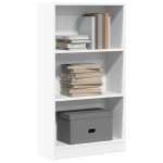 vidaXL Bibliotecă, alb, 60x24x109 cm, lemn prelucrat vidaXL Bibliotecă, alb, 60x24x109 cm, lemn prelucrat