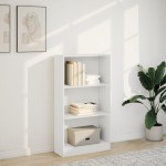 vidaXL Bibliotecă, alb, 60x24x109 cm, lemn prelucrat vidaXL Bibliotecă, alb, 60x24x109 cm, lemn prelucrat
