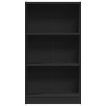 vidaXL Bibliotecă, negru, 60x24x109 cm, lemn prelucrat vidaXL Bibliotecă, negru, 60x24x109 cm, lemn prelucrat