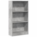 vidaXL Bibliotecă, gri beton, 60x24x109 cm, lemn prelucrat vidaXL Bibliotecă, gri beton, 60x24x109 cm, lemn prelucrat
