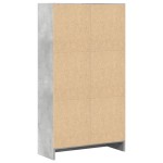 vidaXL Bibliotecă, gri beton, 60x24x109 cm, lemn prelucrat vidaXL Bibliotecă, gri beton, 60x24x109 cm, lemn prelucrat