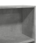 vidaXL Bibliotecă, gri beton, 60x24x109 cm, lemn prelucrat vidaXL Bibliotecă, gri beton, 60x24x109 cm, lemn prelucrat