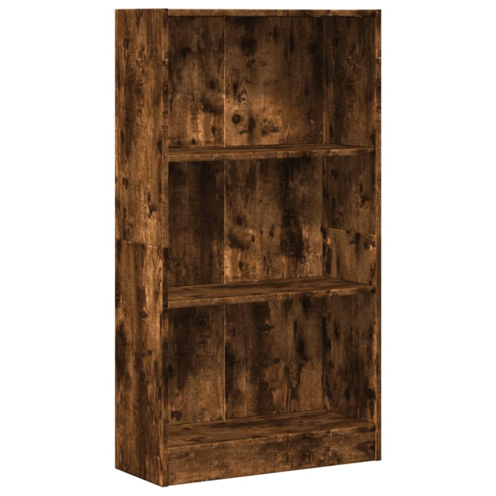 vidaXL Bibliotecă, stejar fumuriu, 60x24x109 cm, lemn prelucrat