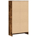 vidaXL Bibliotecă, stejar fumuriu, 60x24x109 cm, lemn prelucrat vidaXL Bibliotecă, stejar fumuriu, 60x24x109 cm, lemn prelucrat
