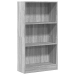vidaXL Bibliotecă, gri sonoma, 60x24x109 cm, lemn prelucrat vidaXL Bibliotecă, gri sonoma, 60x24x109 cm, lemn prelucrat