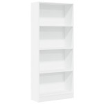 vidaXL Bibliotecă, alb, 60x24x143 cm, lemn prelucrat vidaXL Bibliotecă, alb, 60x24x143 cm, lemn prelucrat