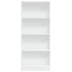 vidaXL Bibliotecă, alb, 60x24x143 cm, lemn prelucrat vidaXL Bibliotecă, alb, 60x24x143 cm, lemn prelucrat