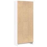 vidaXL Bibliotecă, alb, 60x24x143 cm, lemn prelucrat vidaXL Bibliotecă, alb, 60x24x143 cm, lemn prelucrat