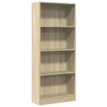 vidaXL Bibliotecă, stejar sonoma, 60x24x143 cm, lemn prelucrat vidaXL Bibliotecă, stejar sonoma, 60x24x143 cm, lemn prelucrat