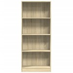 vidaXL Bibliotecă, stejar sonoma, 60x24x143 cm, lemn prelucrat vidaXL Bibliotecă, stejar sonoma, 60x24x143 cm, lemn prelucrat
