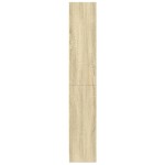 vidaXL Bibliotecă, stejar sonoma, 60x24x143 cm, lemn prelucrat vidaXL Bibliotecă, stejar sonoma, 60x24x143 cm, lemn prelucrat