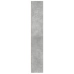 vidaXL Bibliotecă, gri beton, 60x24x143 cm, lemn prelucrat vidaXL Bibliotecă, gri beton, 60x24x143 cm, lemn prelucrat