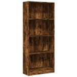 vidaXL Bibliotecă, stejar fumuriu, 60x24x143 cm, lemn prelucrat vidaXL Bibliotecă, stejar fumuriu, 60x24x143 cm, lemn prelucrat