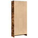 vidaXL Bibliotecă, stejar fumuriu, 60x24x143 cm, lemn prelucrat vidaXL Bibliotecă, stejar fumuriu, 60x24x143 cm, lemn prelucrat