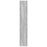 vidaXL Bibliotecă, gri sonoma, 60x24x143 cm, lemn prelucrat vidaXL Bibliotecă, gri sonoma, 60x24x143 cm, lemn prelucrat