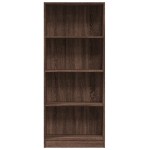 vidaXL Bibliotecă, stejar maro, 60x24x143 cm, lemn prelucrat vidaXL Bibliotecă, stejar maro, 60x24x143 cm, lemn prelucrat