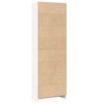 vidaXL Bibliotecă, alb, 60x24x176 cm, lemn prelucrat vidaXL Bibliotecă, alb, 60x24x176 cm, lemn prelucrat