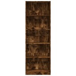 vidaXL Bibliotecă, stejar fumuriu, 60x24x176 cm, lemn prelucrat vidaXL Bibliotecă, stejar fumuriu, 60x24x176 cm, lemn prelucrat