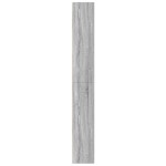 vidaXL Bibliotecă, gri sonoma, 60x24x176 cm, lemn prelucrat vidaXL Bibliotecă, gri sonoma, 60x24x176 cm, lemn prelucrat