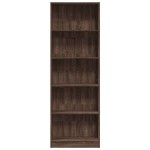 vidaXL Bibliotecă, stejar maro, 60x24x176 cm, lemn prelucrat vidaXL Bibliotecă, stejar maro, 60x24x176 cm, lemn prelucrat