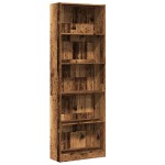 vidaXL Bibliotecă, lemn vechi, 60x24x176 cm, lemn prelucrat vidaXL Bibliotecă, lemn vechi, 60x24x176 cm, lemn prelucrat