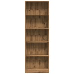 vidaXL Bibliotecă, stejar artizanal, 60x24x176 cm, lemn prelucrat vidaXL Bibliotecă, stejar artizanal, 60x24x176 cm, lemn prelucrat