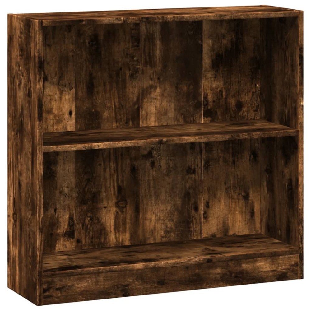 vidaXL Bibliotecă, stejar fumuriu, 80x24x76 cm, lemn prelucrat