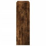 vidaXL Bibliotecă, stejar fumuriu, 80x24x76 cm, lemn prelucrat