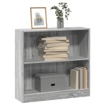 vidaXL Bibliotecă, gri sonoma, 80x24x76 cm, lemn prelucrat vidaXL Bibliotecă, gri sonoma, 80x24x76 cm, lemn prelucrat