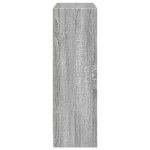 vidaXL Bibliotecă, gri sonoma, 80x24x76 cm, lemn prelucrat vidaXL Bibliotecă, gri sonoma, 80x24x76 cm, lemn prelucrat