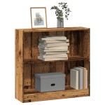 vidaXL Bibliotecă, lemn vechi, 80x24x76 cm, lemn prelucrat vidaXL Bibliotecă, lemn vechi, 80x24x76 cm, lemn prelucrat