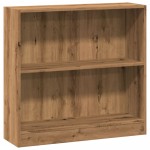 vidaXL Bibliotecă, stejar artizanal, 80x24x76 cm, lemn prelucrat vidaXL Bibliotecă, stejar artizanal, 80x24x76 cm, lemn prelucrat