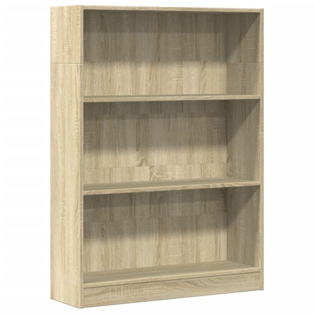 vidaXL Bibliotecă, stejar sonoma, 80x24x109 cm, lemn prelucrat